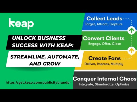 Unlock Business Success with Keap Streamline, Automate, and Grow [Video]