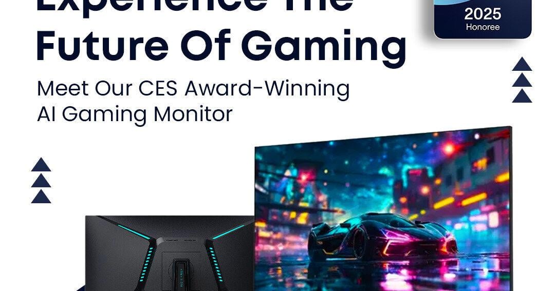 Sansui’s 27-inch WQHD AI Gaming Monitor Named CES Innovation Awards 2025 Honoree – The Future of Gaming is Here | PR Newswire [Video]