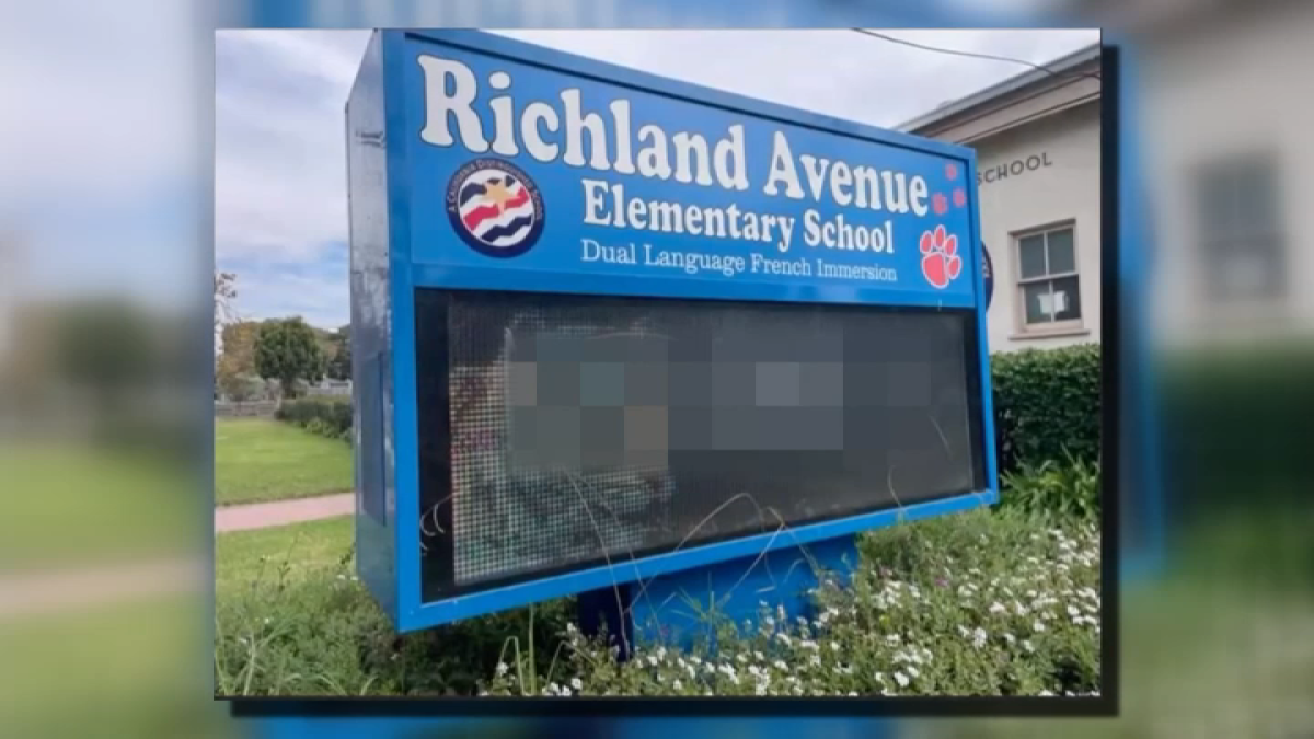 Racist graffiti sprayed on West LA elementary school marquee  NBC Los Angeles [Video]