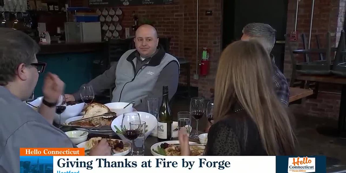 Hello Connecticut! Giving thanks at Fire by Forge [Video]