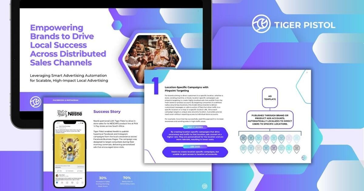 Tiger Pistol’s New Playbook Empowers Brands to Drive Local Success Across Distributed Sales Channels | PR Newswire [Video]