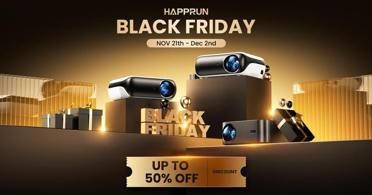 Unmissable Black Friday Deals on HAPPRUN Projectors – Transform Your Home Theater! | PR Newswire [Video]