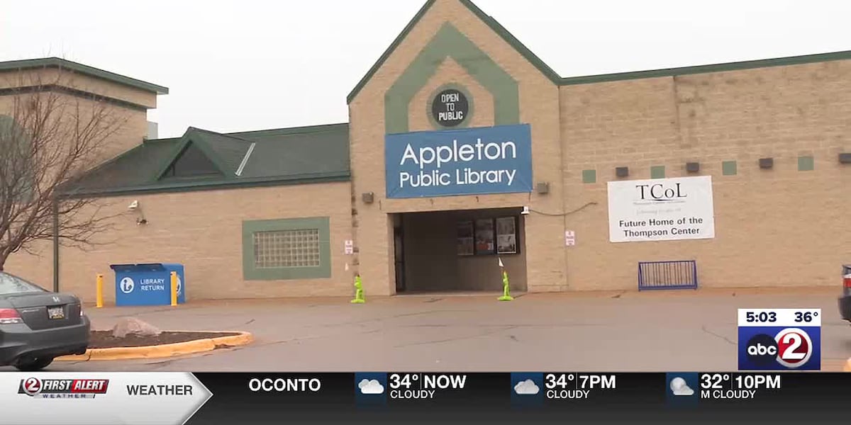 Last day at temporary location for Appleton Public Library [Video]