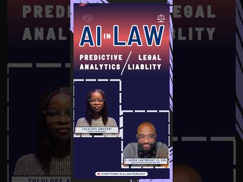 AI: Predictive Analytics & Legal Liability [Video]