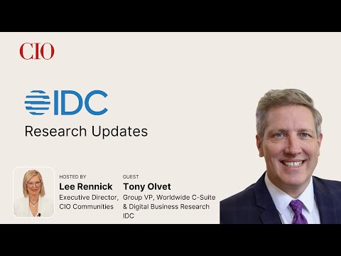 Research Updates from IDC with Tony Olvet, Group VP, Worldwide C-Suite & Digital Business Research [Video]