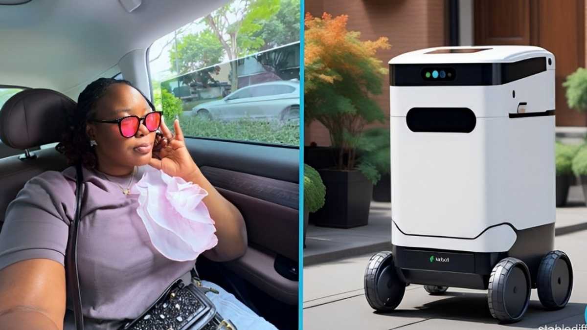 Ghanaian Lady Marvels at Technology Advancement Abroad as She Receives Food Orders From AI Robot [Video]