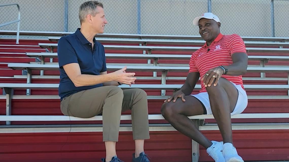 Carl Lewis interview about coaching Houston track and field [Video]