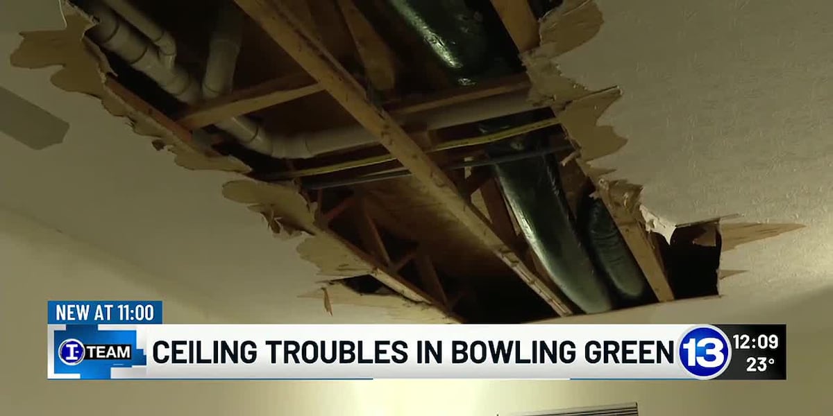 I-TEAM: Ceiling splits open at Bowling Green apartment [Video]