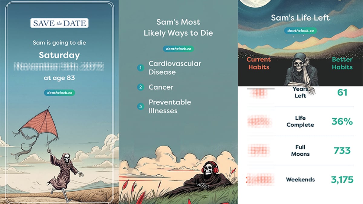 I tried an AI Death Clock app to predict the date I’ll die [Video]