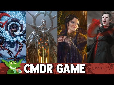 MTG Muddstah – The Mindskinner vs Solphim, Mayhem Dominus vs Marchesa the Black Rose vs Anje Falkenrah CMDR game [Video]