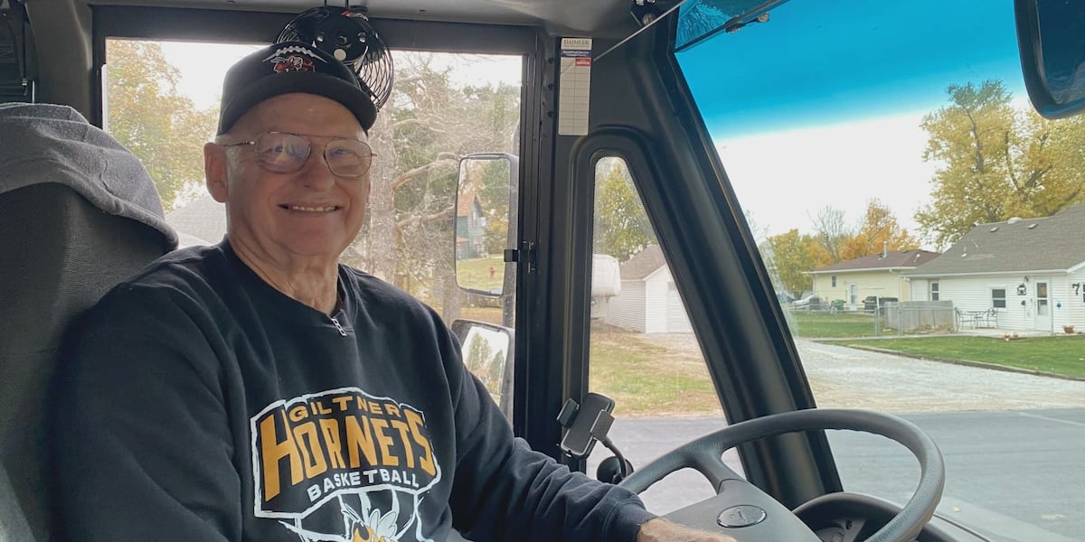 Beloved bus driver celebrates 80th birthday, 40 years serving Giltner Public Schools [Video]