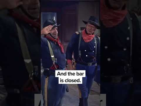 “The bar is open!” – The Horse Soldiers (1959) [Video]