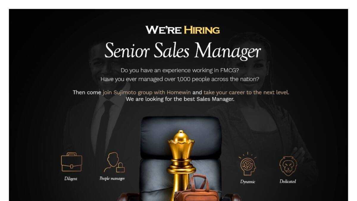 Are You the Best Sales Manager in Nigeria? Homewin By Sujimoto is Looking for You! [Video]