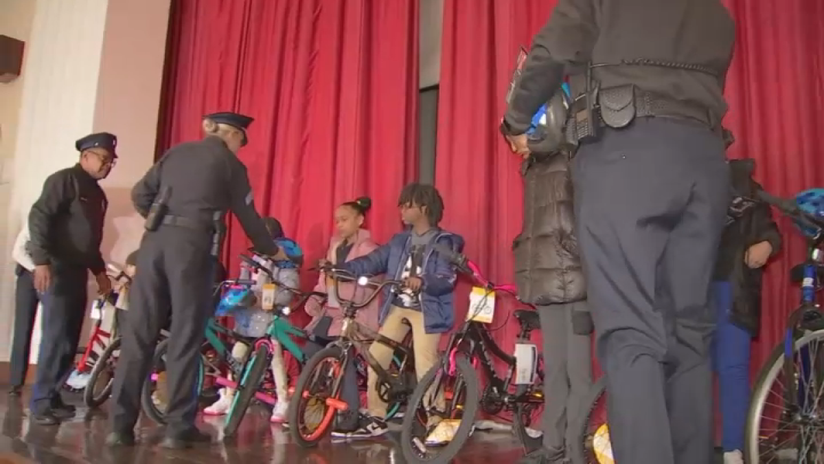 Temple police surprise North Philly students with new bikes  NBC10 Philadelphia [Video]