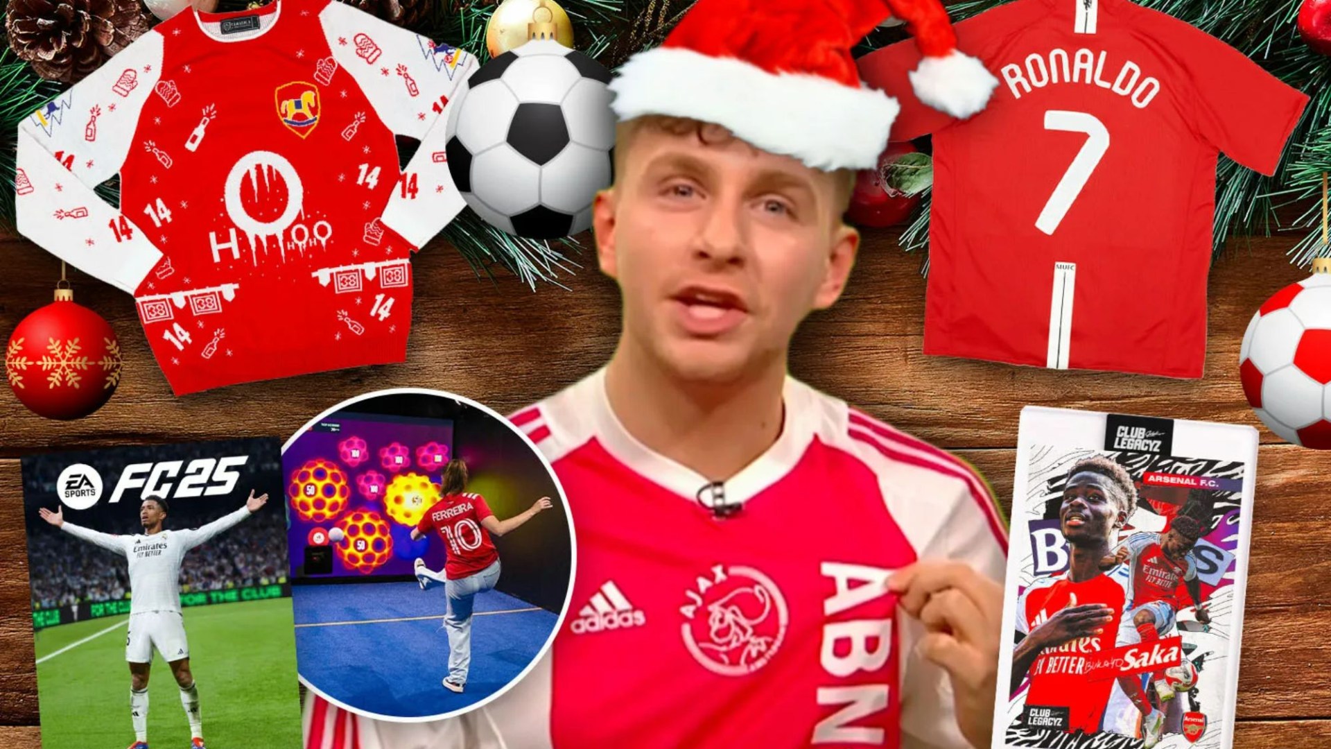 Top five Christmas gifts for a football fan from an immersive experience to much-loved novelty fashion [Video]