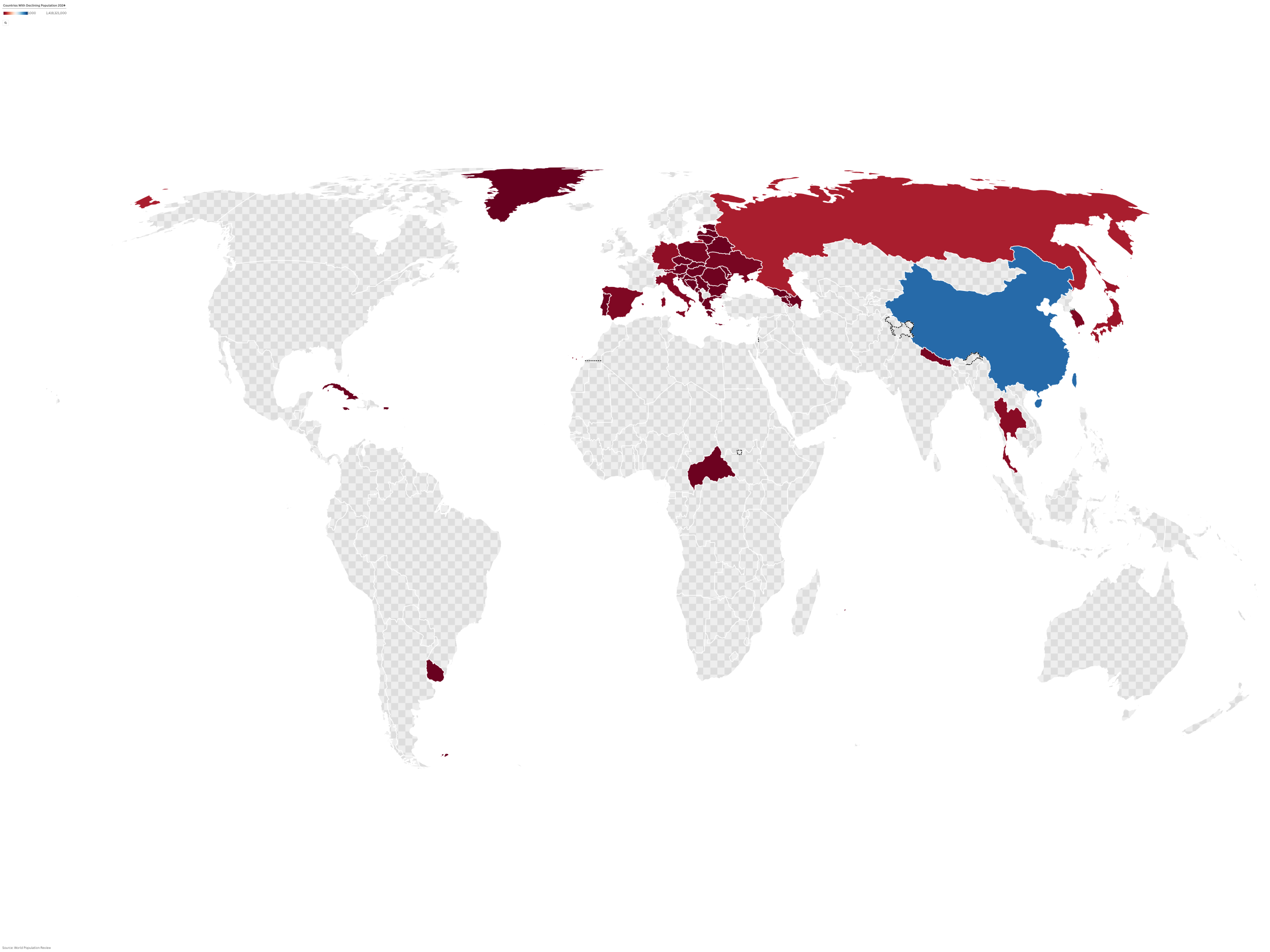 Population Crisis Map Shows Countries Most at Risk [Video]