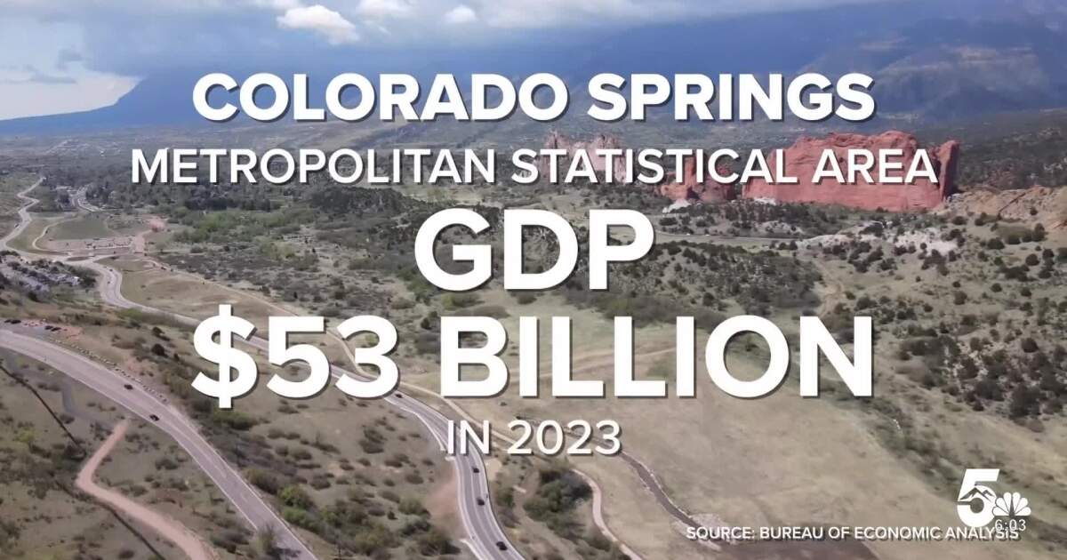 Colorado Springs Metro Area sees GDP growth 1.5% higher than US [Video]