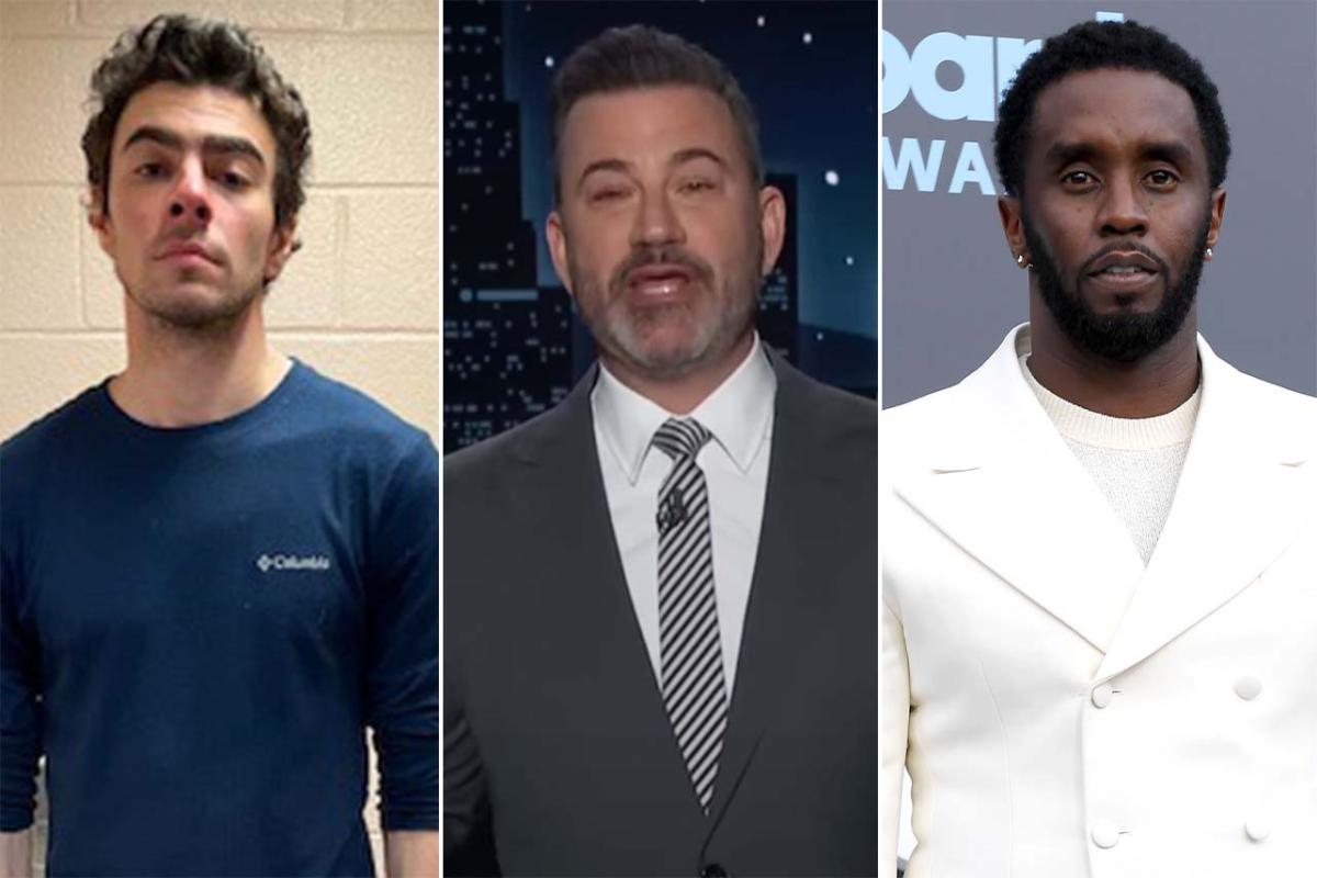 Jimmy Kimmel Jokes Diddy Must Be Relieved UnitedHealthcare Suspect Luigi Mangione WillTake Some Media Attention From Him: Thank God, Someone Else Please [Video]