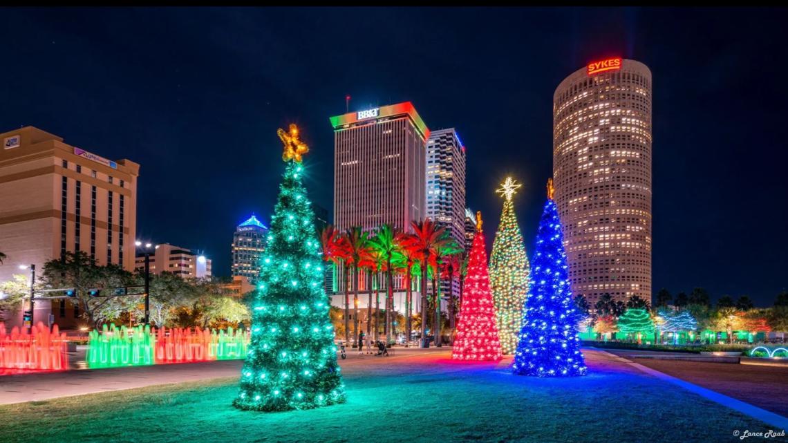 Tampa Riverwalk named one of the best for holiday light displays [Video]