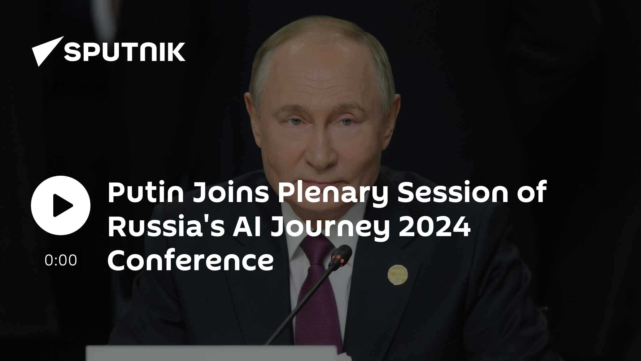 Putin Takes Part in Plenary Session of AI Journey 2024 International Conference [Video]