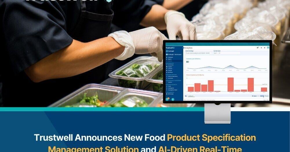 Trustwell Announces New Food Product Specification Management Solution and AI-Driven Real-Time Analytics Tools for Food & Beverage Industry | PR Newswire [Video]