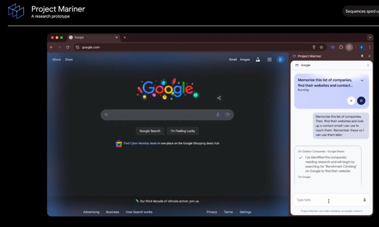 Project Mariner: Google’s AI Agent Can Perform Tasks For You in Chrome [Video]