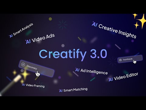 NEW AI Video Ads and AI Ad Intelligence Generates HUGE Marketing ROI! Creatify 3.0 Launch!