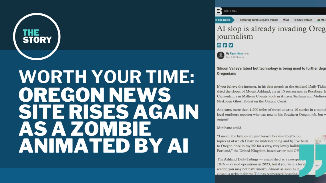 Defunct Oregon newspaper revived with stories plagiarized by AI | Worth Your Time [Video]