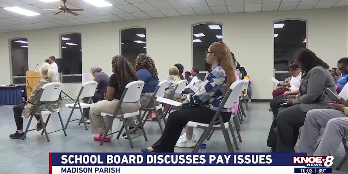 Staff in Madison Parish School District voice pay concerns at school board meeting [Video]