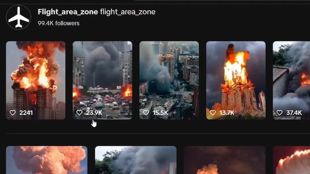 This TikTok account pumped out fake war footage with AI  until CBC News investigated [Video]