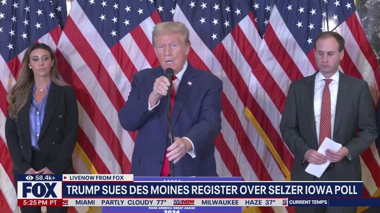 Trump sues Des Moines Register for election interference [Video]