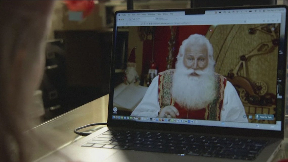 Children chat with AI Santa Claus [Video]