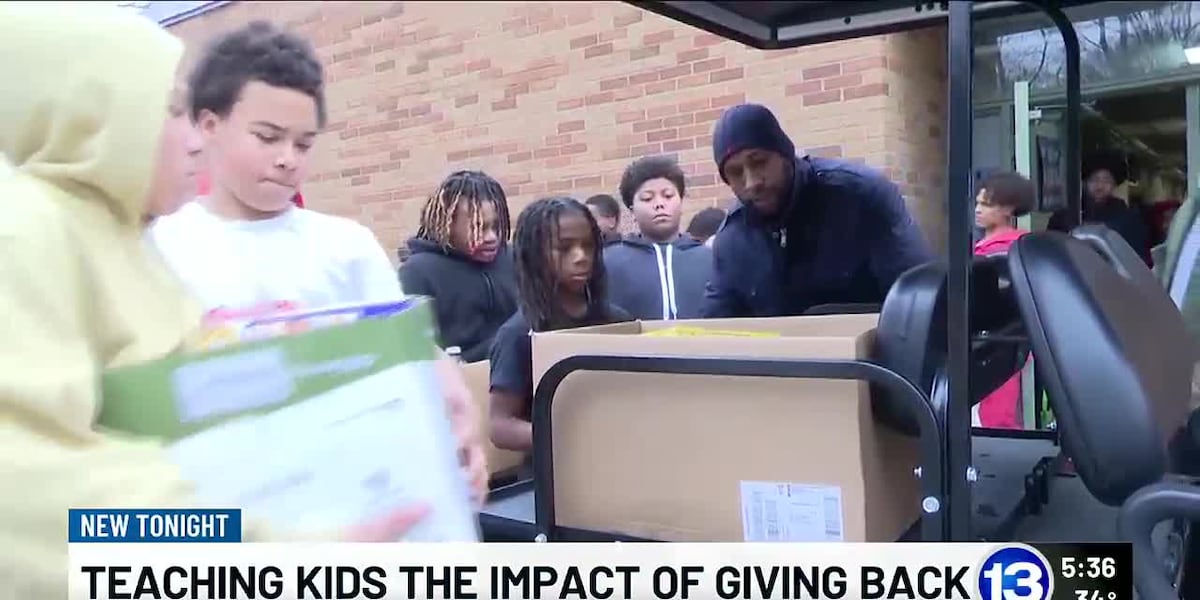 Students at Western Toledo Preparatory Academy learn the importance of giving back through school-wide food drive [Video]