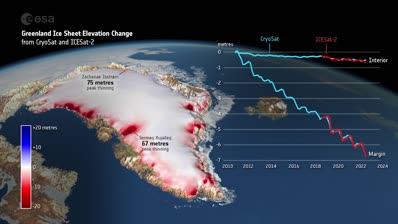 Greenland melting ice sheet pv_animation_gris_cs2_is2_720p-mp4  The Orkney News [Video]