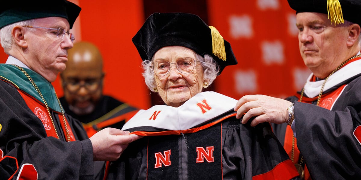 103-year-old receives honorary doctorate from University of Nebraska-Lincoln [Video]