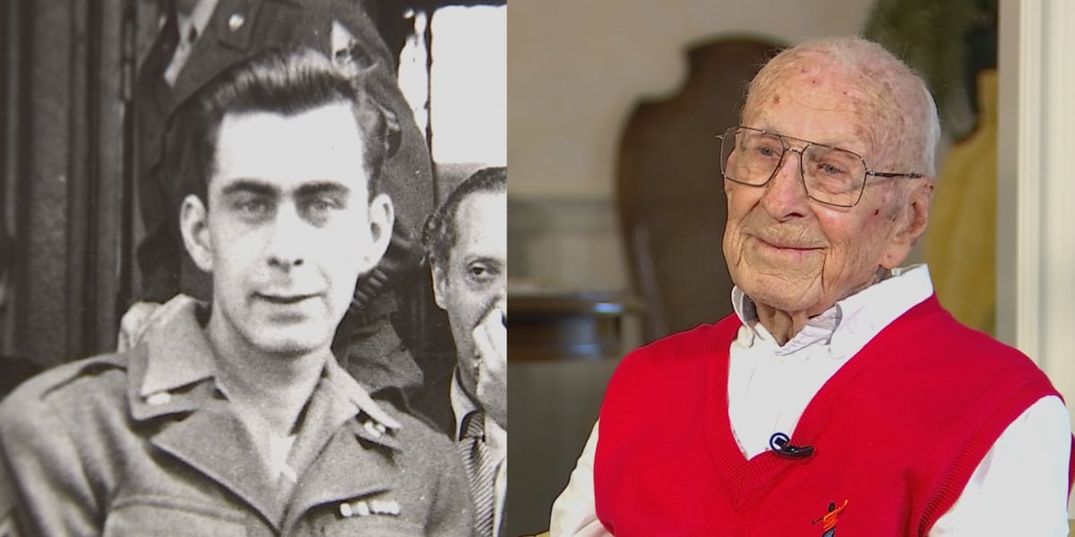 Brentwood WWII veteran celebrates 100th birthday on Christmas Day [Video]