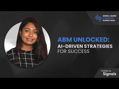 How to have a Successful ABM Strategy Driven by AI [Video]