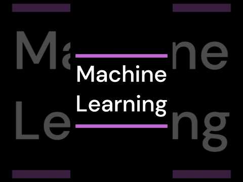 Machine Learning  [Video]