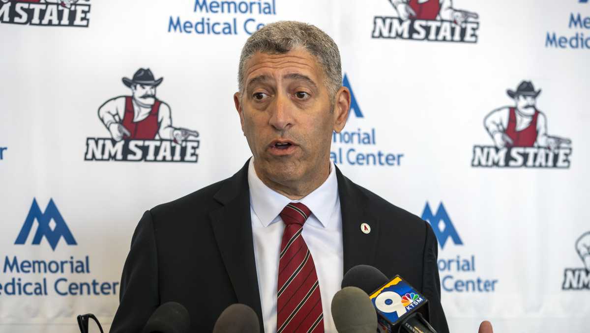 NMSU President addresses departure of former AD Mario Moccia [Video]