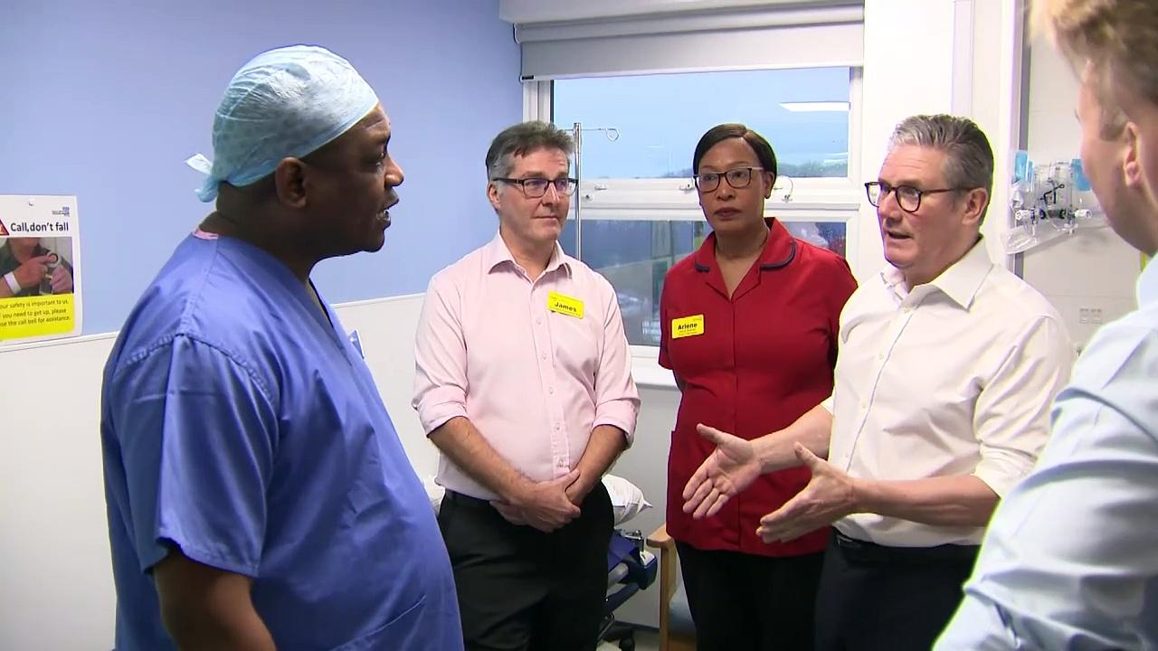 Starmer and Streeting meet NHS staff ahead of [Video]