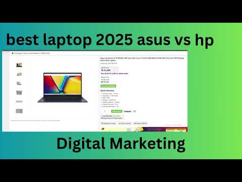 Digital Marketing  pwrformance Asus Laptops vs HP in 2025 [Video]