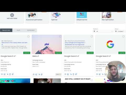 Manage & Optimize Your Existing Facebook & Google Ads with Plai [Video]