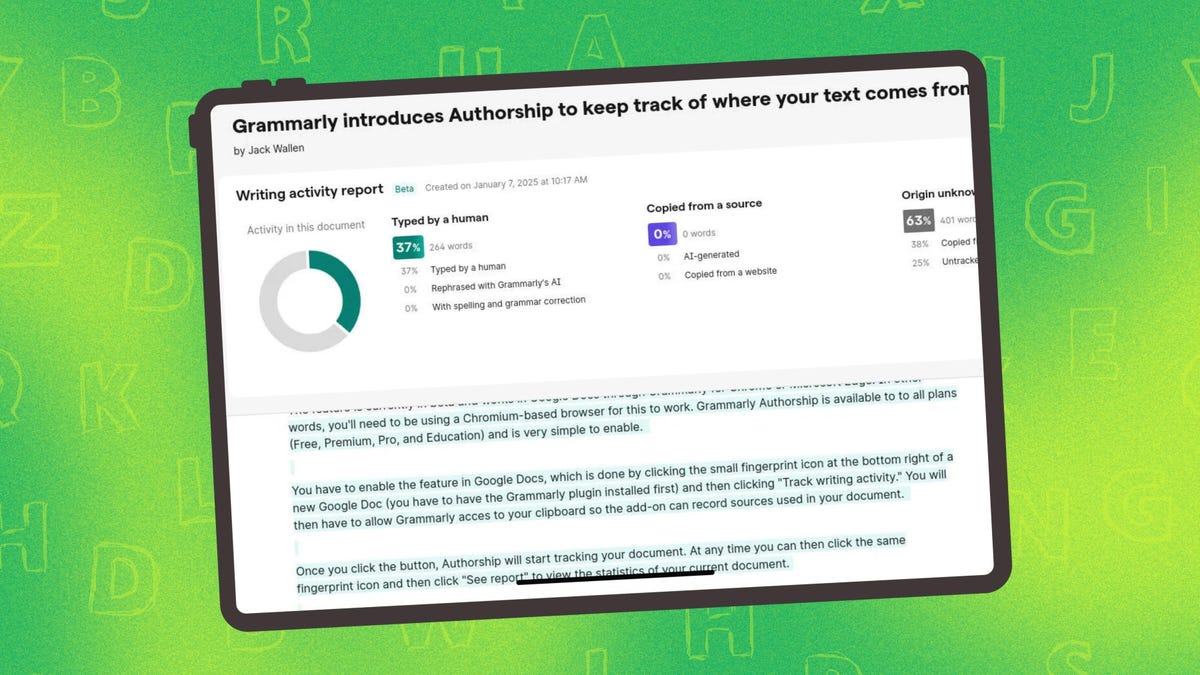 Grammarly just made it easier to prove the sources of your text in Google Docs [Video]