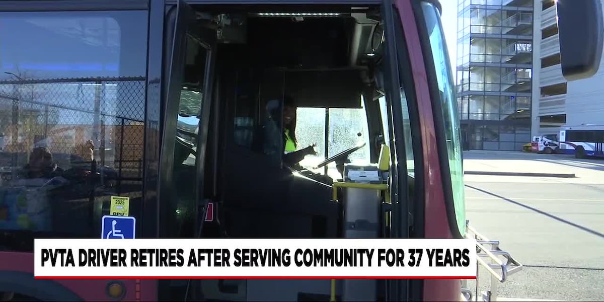 PVTA driver retires after 37 years of serving community [Video]