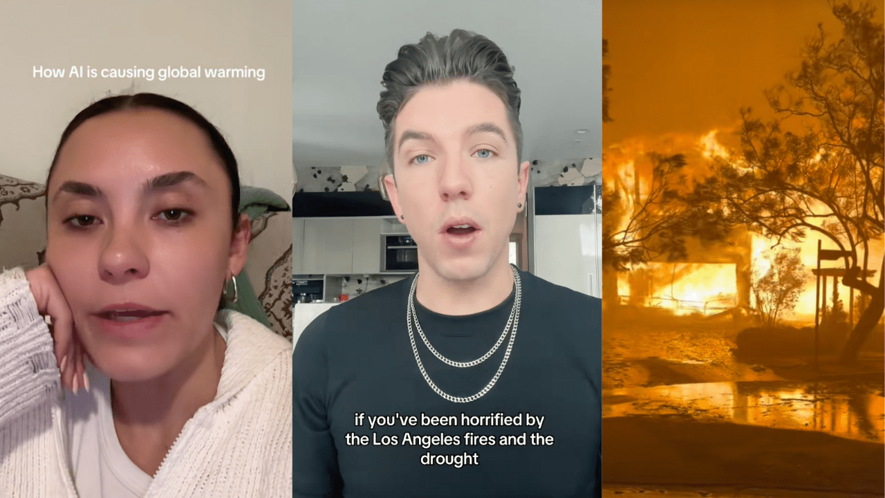 TikTokers Urging People To Stop Using AI Following The LA Fires [Video]