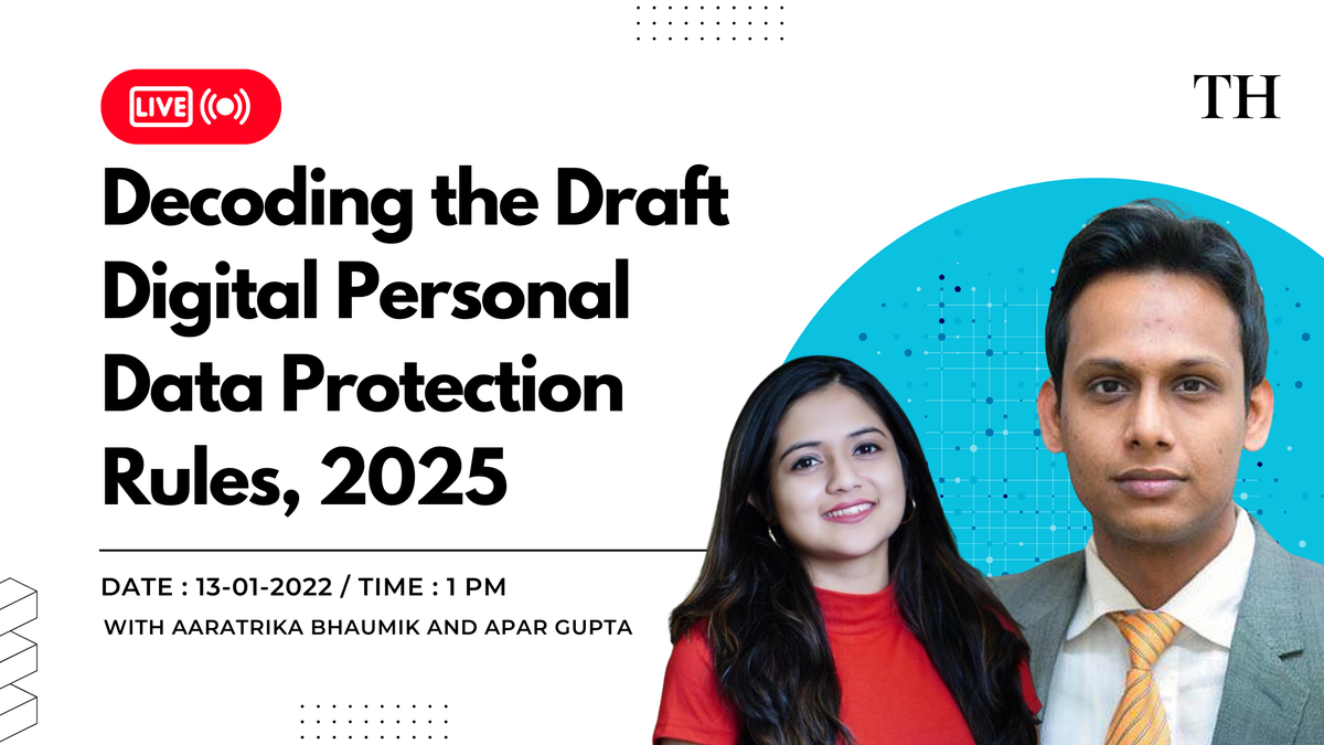 Decoding the Draft Digital Personal Data Protection Rules, 2025| Watch live [Video]