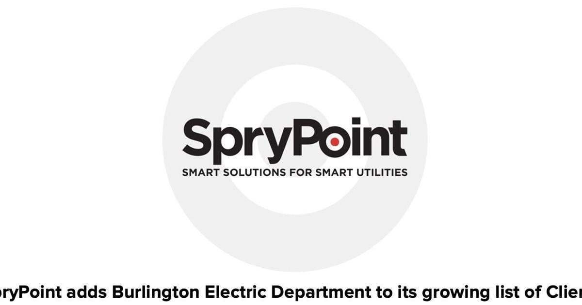 SpryPoint adds Burlington Electric Department to its growing list of Clients | PR Newswire [Video]