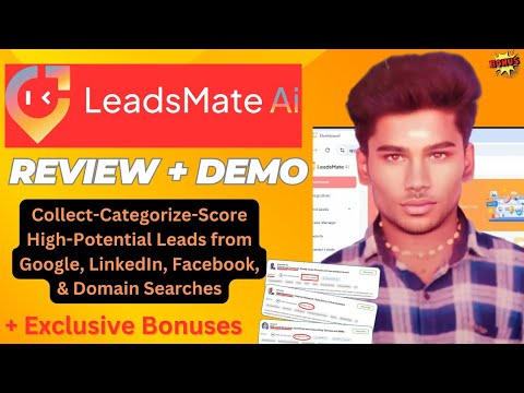 LeadsMate AI Review (Leads Mate AI Review) 🔵 Leads Mate AI Demo | LeadsMate AI Demo + OTO + Bonus [Video]