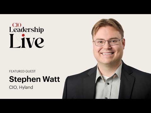 Hyland CIO Stephen Watt on emerging purpose-built AI platforms [Video]