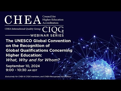 The UNESCO Global Convention on the Recognition of Global Qualifications Concerning Higher Education [Video]